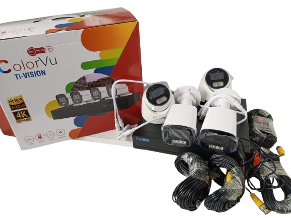 KIT COLORVU TI-VISION 4 CANAIS AX-7004