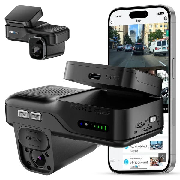 DASH CAMERA PROFISSIONAL 4G LTE WIFI TWO-WAY TALK