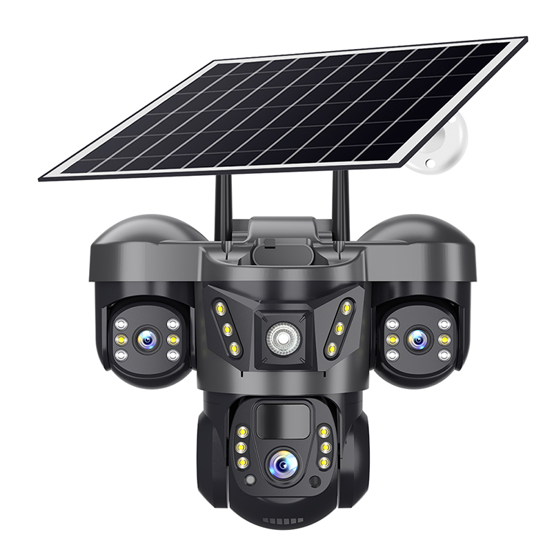 CAMERA 4G SOLAR TI-VISION 3 LENTES TRIPLO PTZ XH-3SE4C1T2A