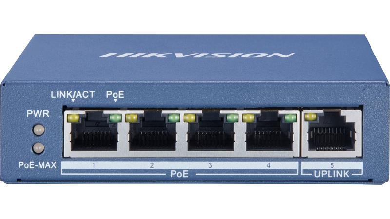 SWITCH HIKV DE 4 PORTAS DS-3E0505P-E-M 4